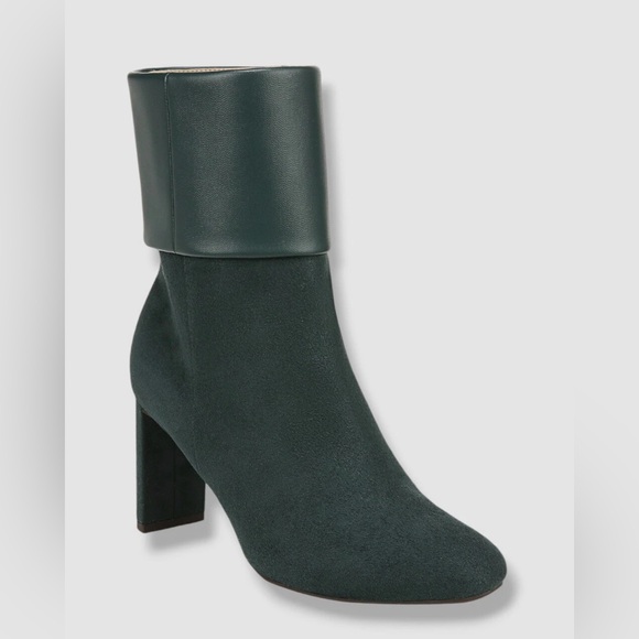 Alfani Women's Green Faux Suede Cuff Ajojo Bootie Boots Shoes New - Picture 1 of 8